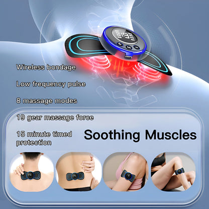 Mini Electric Massage Sticks with 8 Modes and 19 Intensity Levels