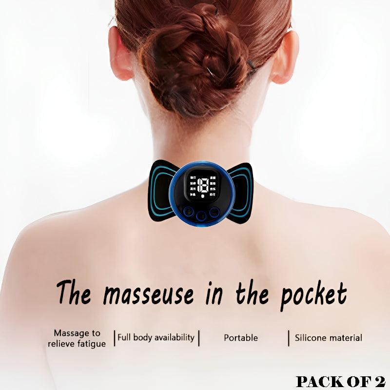 Mini Electric Massage Sticks with 8 Modes and 19 Intensity Levels