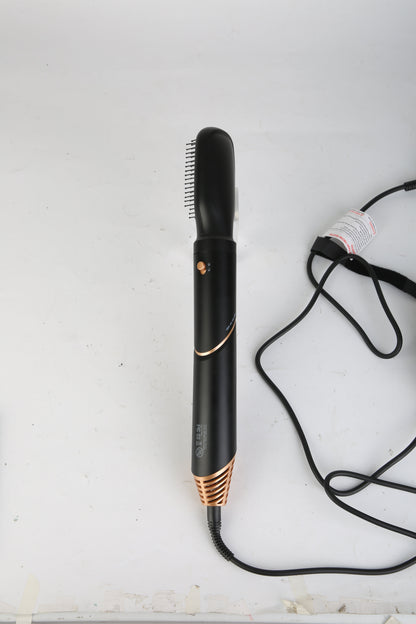 1Pc 5 In 1 Hot Air Styler Straightener Curler Dryer Automatic Wrap Styler Hair Dryer Brush Set With 3 Temp Settings ALCI Plug Glove Cable Tie 2 Alligator Hair Clips