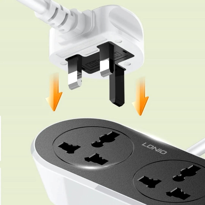 LDNIO SC-2018 10M 2 AC Outlet Universal Extension Power Socket