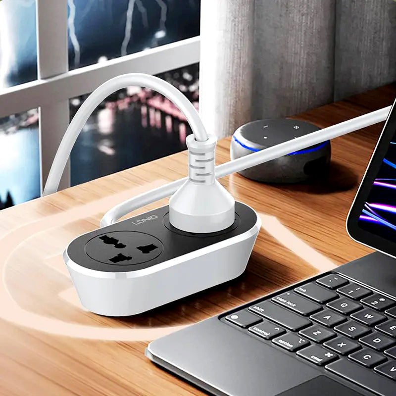 LDNIO SC-2018 10M 2 AC Outlet Universal Extension Power Socket
